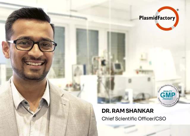 Dr. Ram Shankar - Chief Scientific Officer, PlasmidFactory GmbH